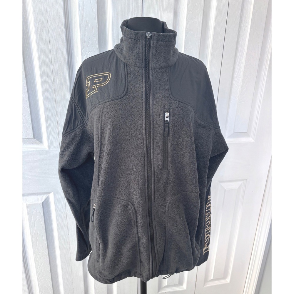 Purdue Boilermakers Columbia Fleece Jacket Men's Size L Full Zip‎